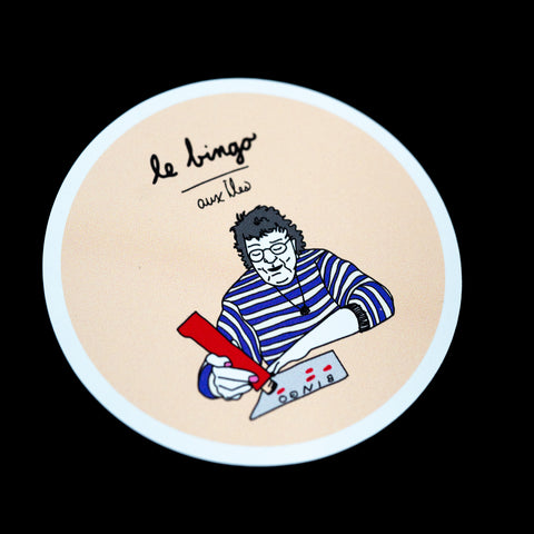 Autocollant "aux Iles"