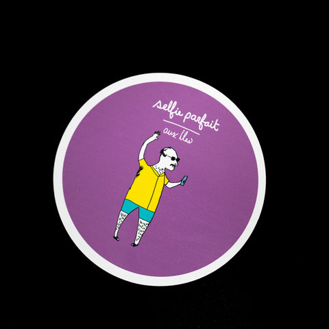 Autocollant "aux Iles"