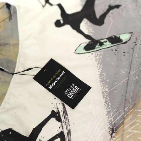 Poncho Ninja du vent enfant