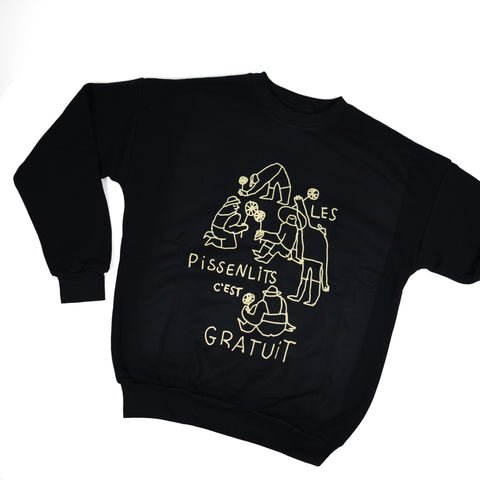 Bambou ouaté noir Pissenlits