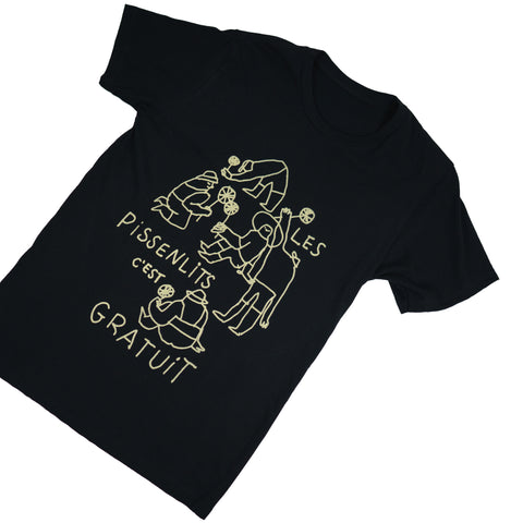 T-shirt Pissenlit noir