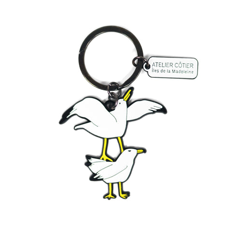 Porte-clé goélands