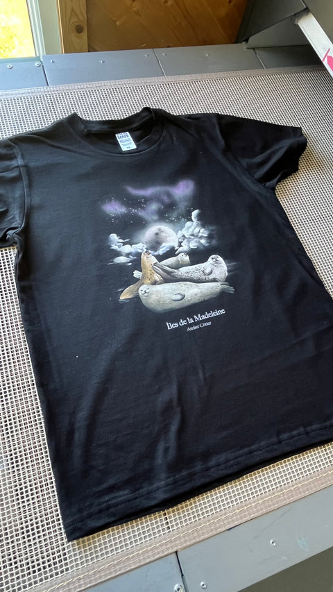 T-shirt Loup-Marin