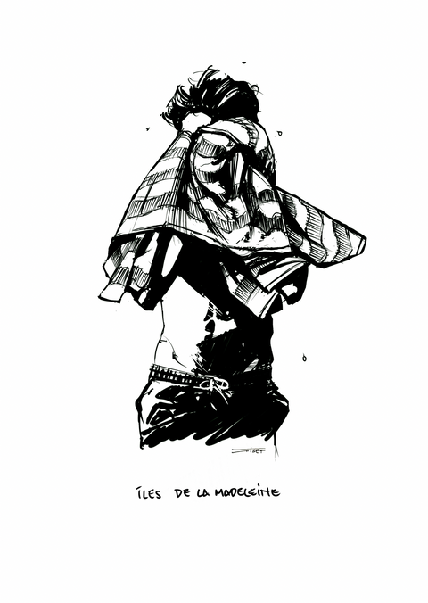 Illustration baigneur