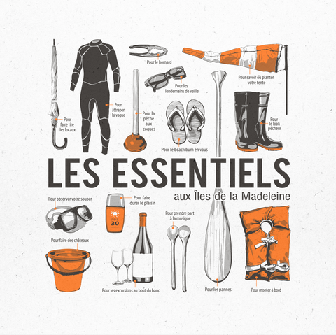 Illustration Les Essentiels aux Îles de la Madeleine