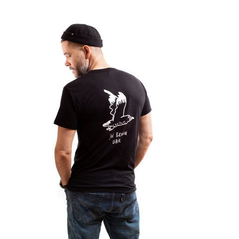 t-shirt, iles de la madeleine, sérigraphie, illustration, goéland, covid