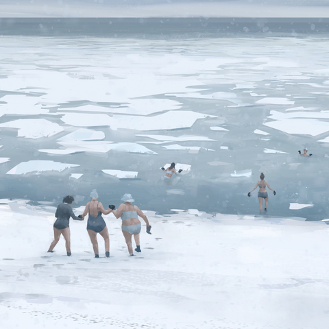 Aimant à frigo «Point de vue»