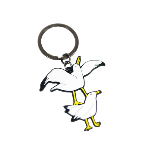 Porte-clé côtier goélands