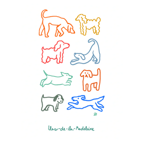 Illustration Les chiens